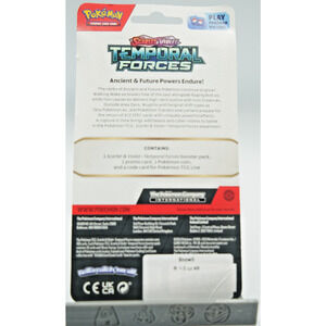 Pokémon TCG Scarlet & Violet Temporal Forces Blister Pack w/ Carvanha Promo Coin
